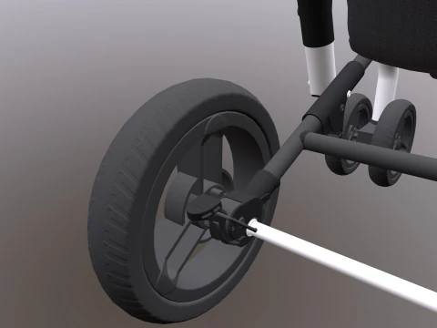 Shopping Trolley 3D Model