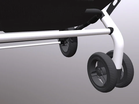 Shopping Trolley 3D Model