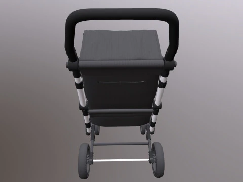 Shopping Trolley 3D Model