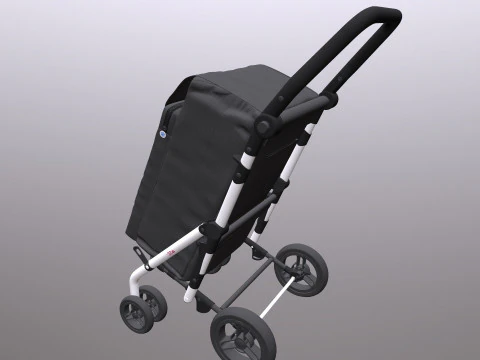Shopping Trolley 3D Model