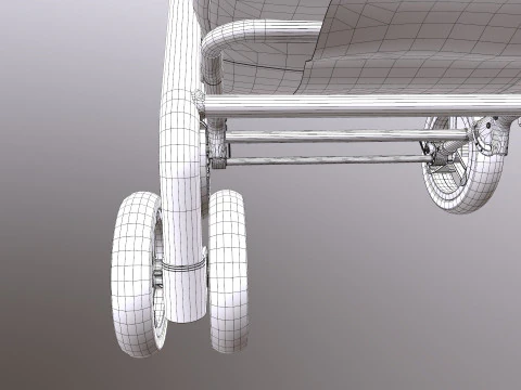 Shopping Trolley 3D Model