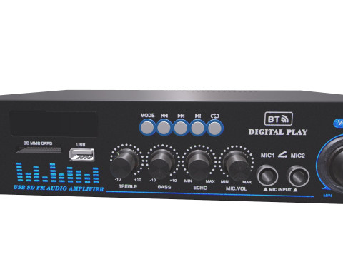 amplificador de audio Modelo 3D