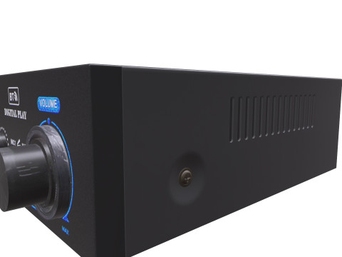 amplificador de audio Modelo 3D