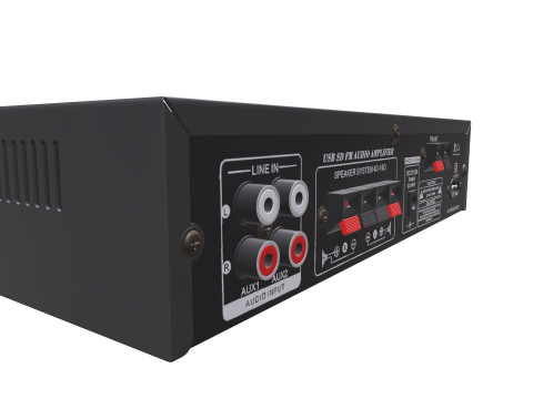 amplificador de audio Modelo 3D
