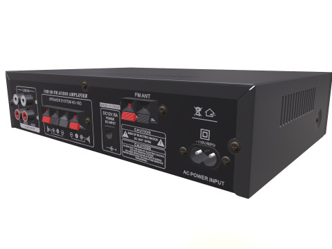 amplificador de audio Modelo 3D