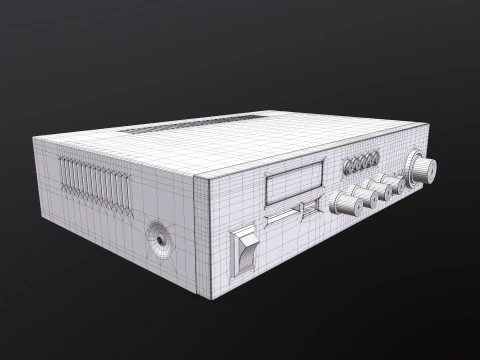 Amplifier audio 3D Model