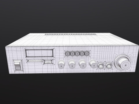 amplificador de audio Modelo 3D