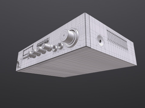 amplificador de audio Modelo 3D