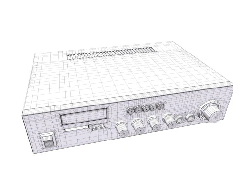 Amplifier audio 3D Model