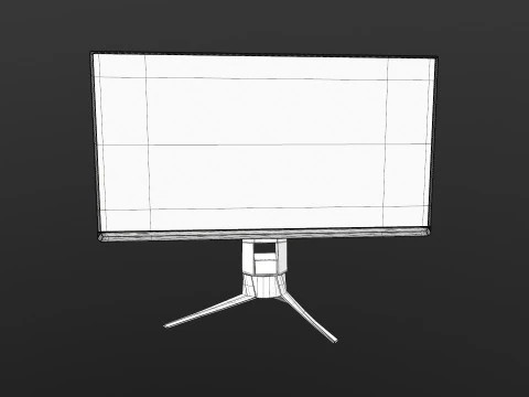 ASUS ROG Monitor 3D Model