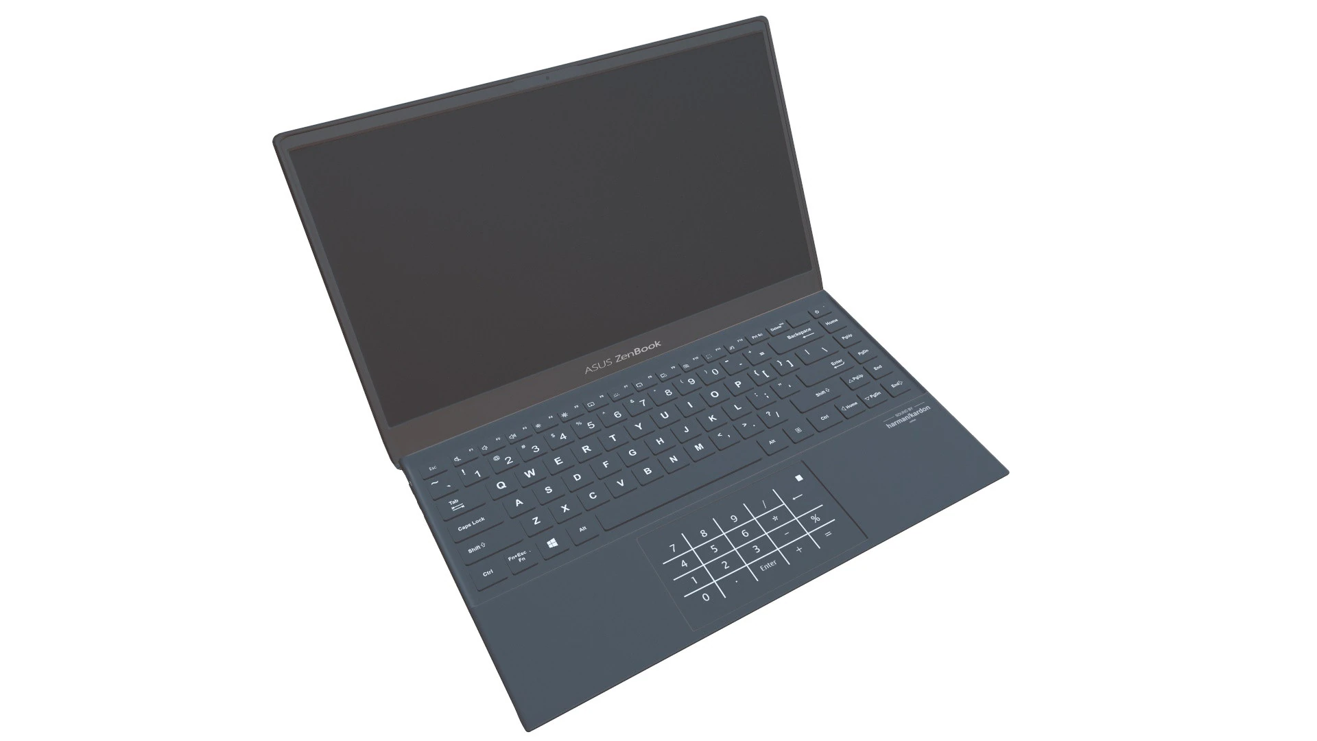 ASUS Zen Book 3D Model .c4d .max .obj .3ds .fbx .stl .blend 
