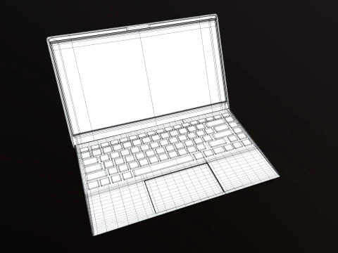 ASUS Zen Book 3D Model