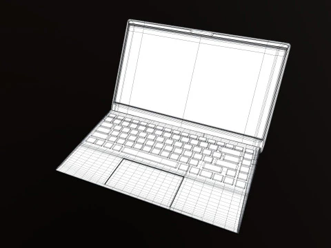 ASUS Zen Book 3D Model