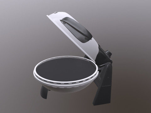 Patelnia do robienia pizzy Model 3D