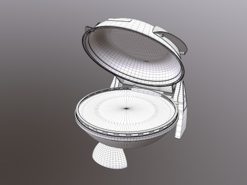 Patelnia do robienia pizzy Model 3D