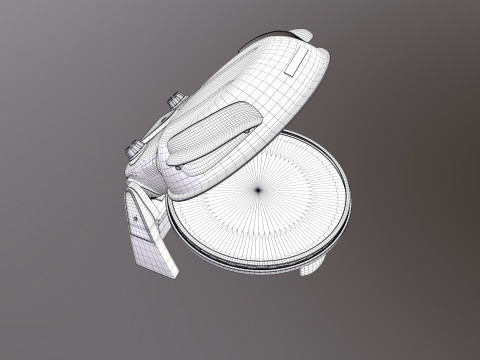 Patelnia do robienia pizzy Model 3D