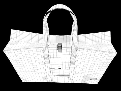 포스터 보드 보관 가방 3D 모델