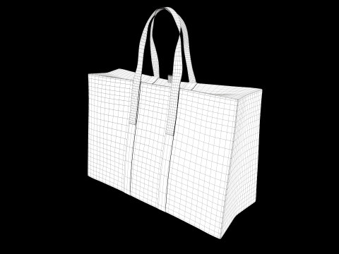 포스터 보드 보관 가방 3D 모델