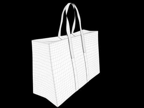 포스터 보드 보관 가방 3D 모델