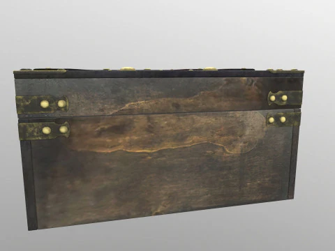 Suitcase Old Style 3D Model