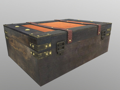 Bavul Eski Stil 3D Model