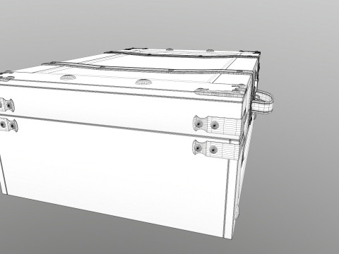 Bavul Eski Stil 3D Model