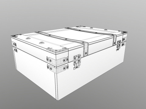 Bavul Eski Stil 3D Model