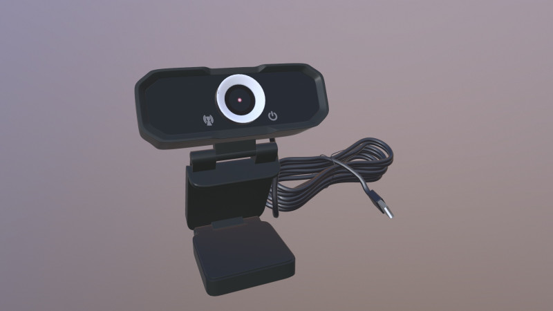 c&aacute;mara web Modelo 3D .c4d .max .obj .3ds .fbx .stl .blend 