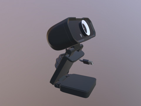 c&aacute;mara web Modelo 3D
