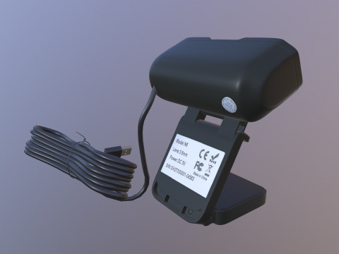 c&aacute;mara web Modelo 3D