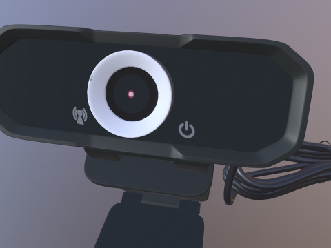 c&aacute;mara web Modelo 3D
