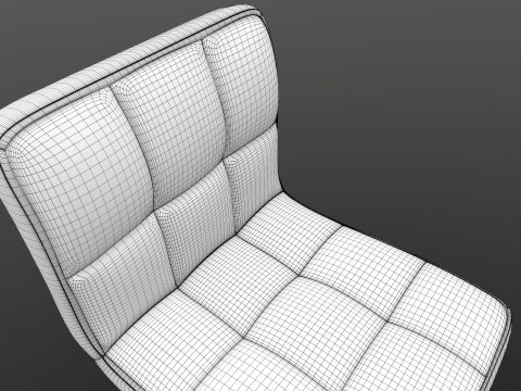 Bar Lounge Chair 3D Model