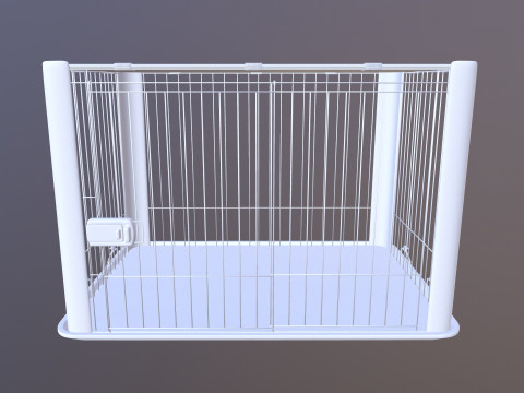 Клетка для собак 3D Модель