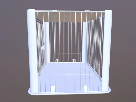 Dog Cage 3D Model
