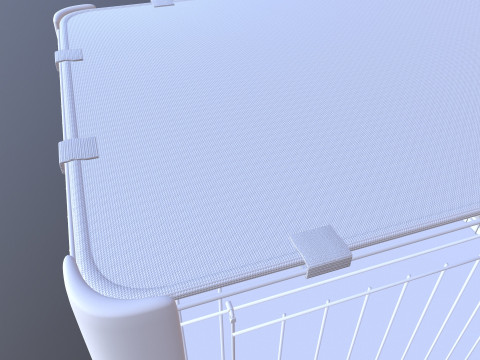 Dog Cage 3D Model