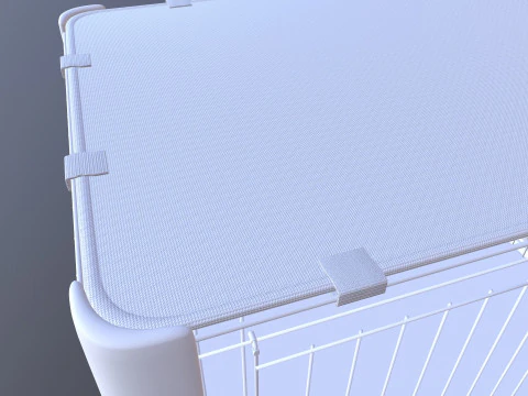 Dog Cage 3D Model