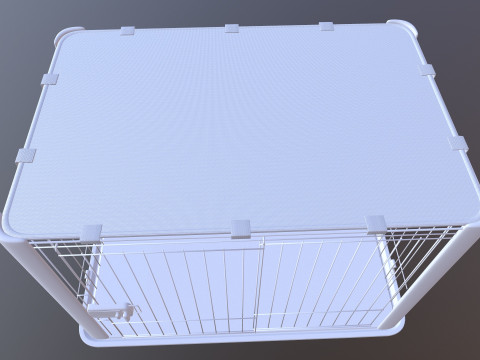 Dog Cage 3D Model