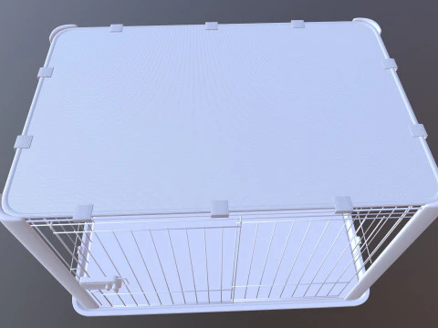 Dog Cage 3D Model