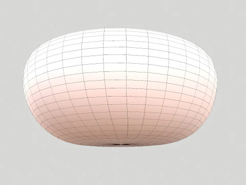 Round Brown Bowl 3D Model