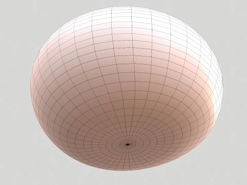 Round Brown Bowl 3D Model