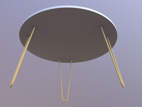 Круглий стіл 3D Модель