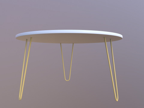 Круглий стіл 3D Модель