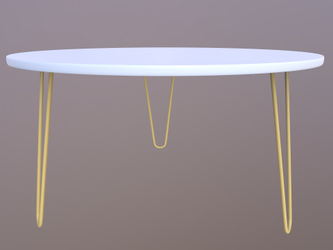 Круглий стіл 3D Модель
