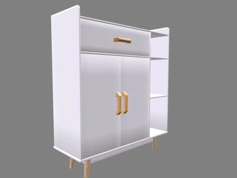 Dressoir opbergkast 3D Model