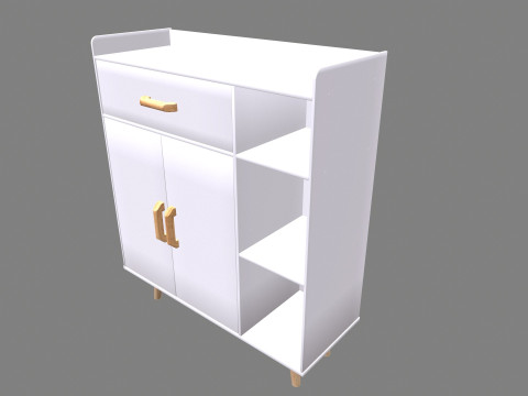 SideBoard Storage Cabinet 3D Model