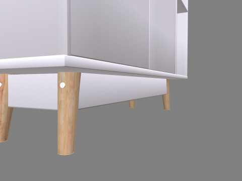 SideBoard Storage Cabinet 3D Model