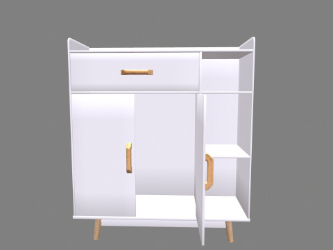 SideBoard Storage Cabinet 3D Model