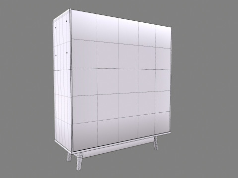 SideBoard Storage Cabinet 3D Model