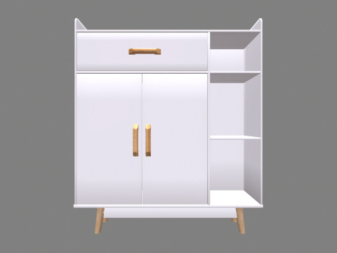 SideBoard Storage Cabinet 3D Model