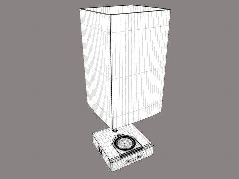 无线充电器 3D 模型